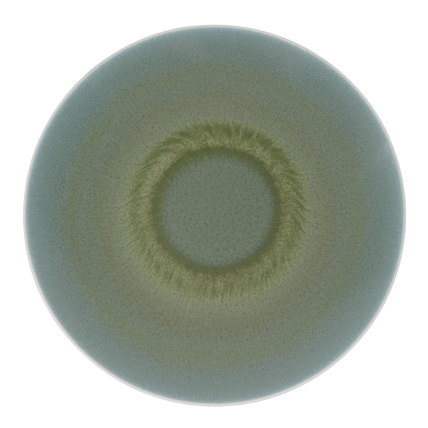 JL Coquet  TODRA Vert - Assiette de pr?sentation 12.6 Inch SKU: AGO1039TVERCREM000