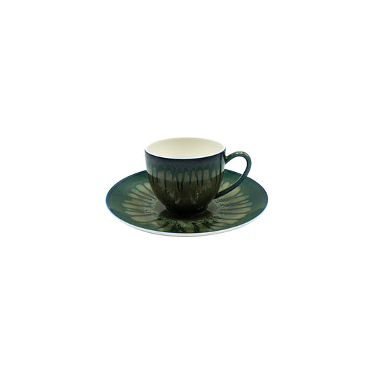 JL Coquet  CYCLONE - Tasse caf? &amp; soucoupe 2.71 OZ SKU: HOR3015CYCLCREM000