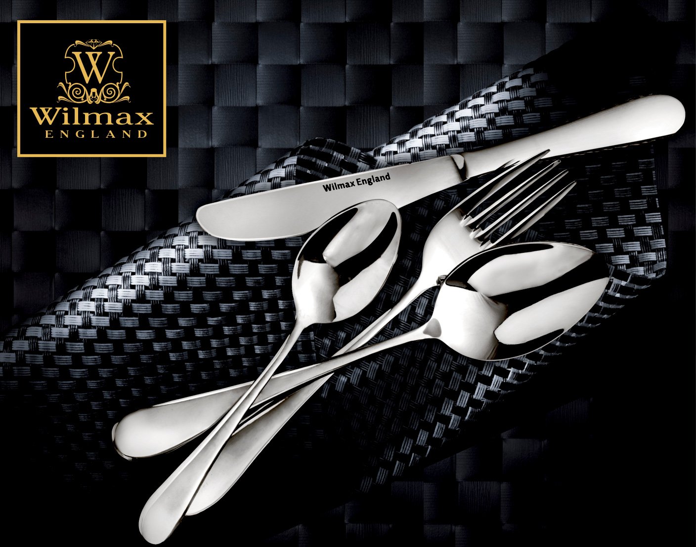 Wilmax High Polish Stainless Steel Teaspoon (Mug)  6.5" | 16 Cm White Box Packing SKU: WL-999103/A