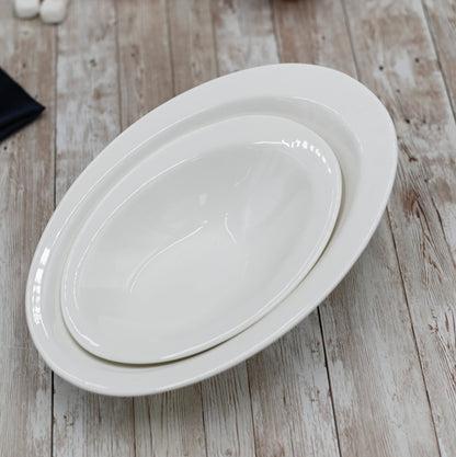 Wilmax Fine Porcelain Bowl 11" X 7.5 | 27.5 X 18.5 Cm SKU: WL-992657/A