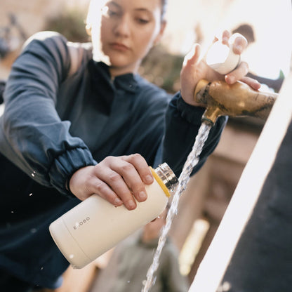 Insulated Reusable Bottle 16 oz - Ivory
