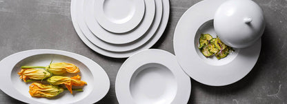 Corby Hall Ecos Round Plate | Catalog Number: 046 0020 | Dimensions: 9 1/2 in (24 cm)