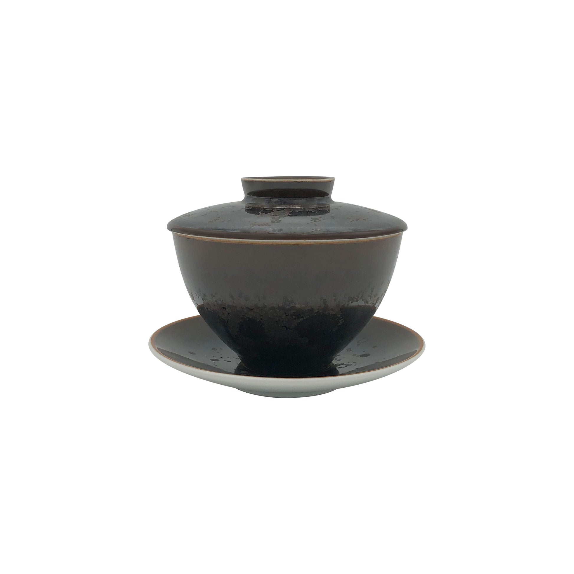 JL Coquet  STARDUST - Tasse th? &amp; soucoupe asiatique (couvercle inclus) 4.53 Inch SKU: LAS3025STDUBLNC000