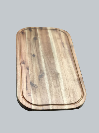 ZavisGreen Acacia Serving Rounded cutting board 14" X 8" SKU: ZG-660414