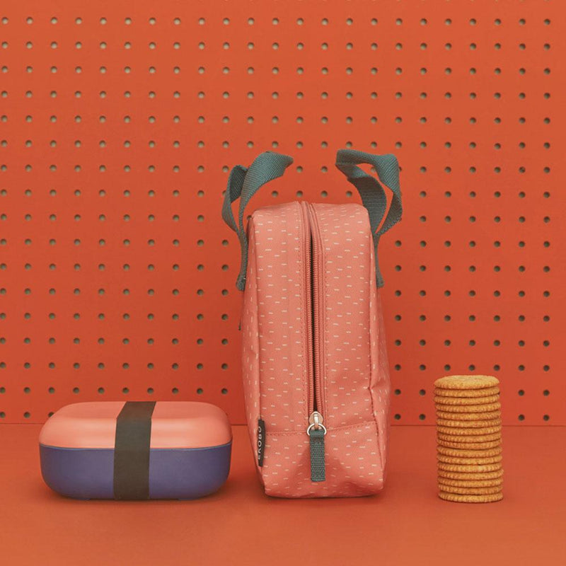 Snack Box - Coral / Blue