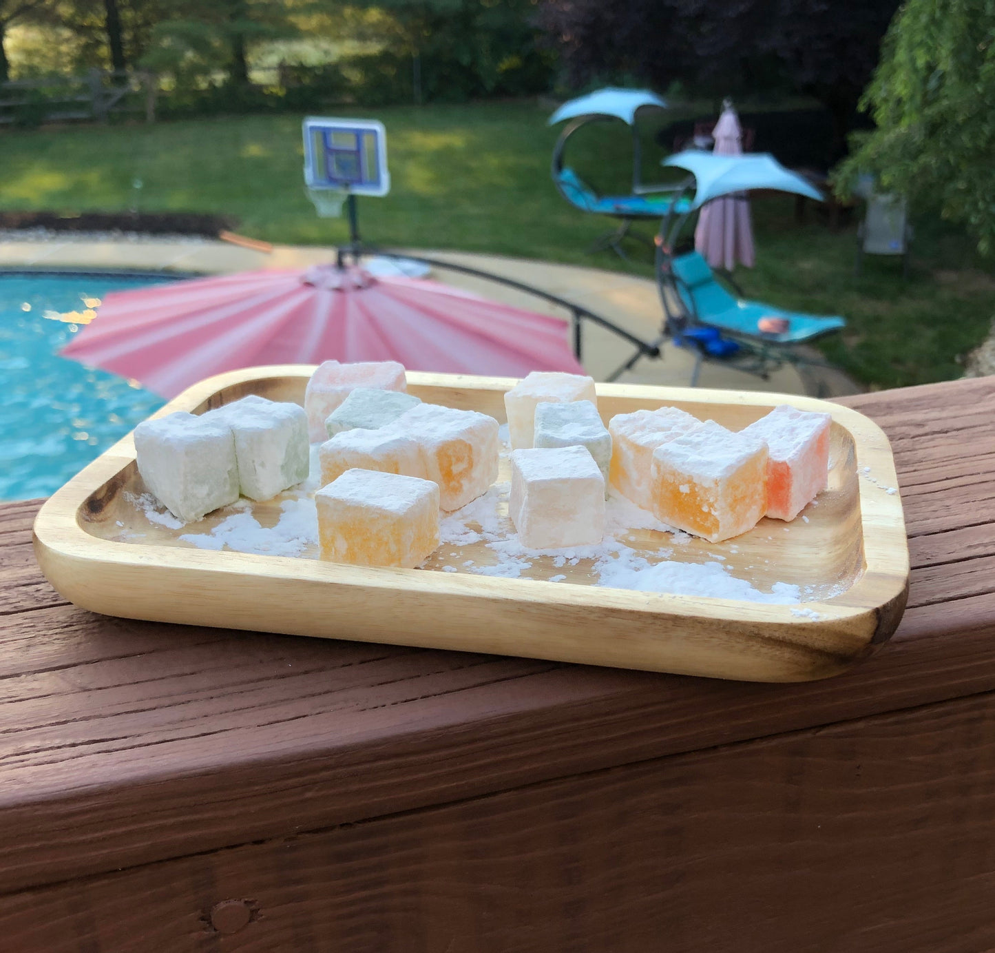 ZavisGreen Acacia Serving rectangle tray / dish 6" X 4" SKU: ZG-660206