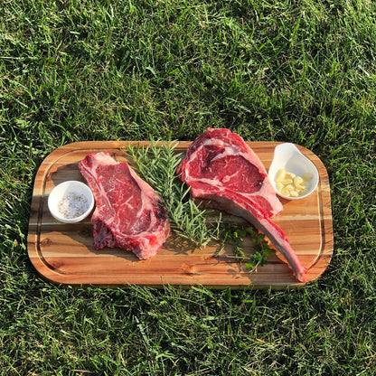 ZavisGreen Acacia Serving Rounded cutting board 20" X 11" SKU: ZG-660420