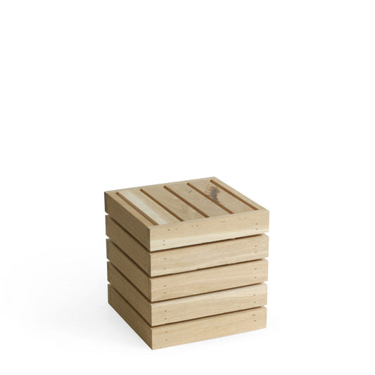 Rustic Large Oak Box Riser