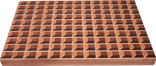GRAIN BOARD Beech and walnut 17.72 x 11.81 x 1.18 inches #0548