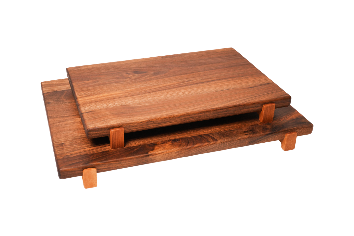 SERVING & CUTTING BOARD Black walnut 11.81 x 7.87 inches #0515/V1