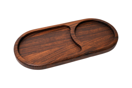 TRAY BLOCK Black walnut 10.24 x 4.72 inches #0526