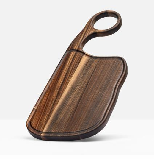 SERVING & CUTTING BOARD Black walnut 17.32 x 7.87 inches #0334