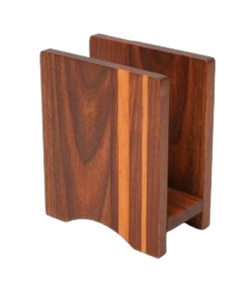 NAPKIN HOLDER Black walnut 5.12 x 3.94 inches #0534