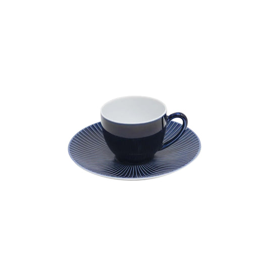 JL Coquet  BLUE - Tasse caf? &amp; soucoupe 4.06 OZ SKU: HOR3015BLUEBLNC000