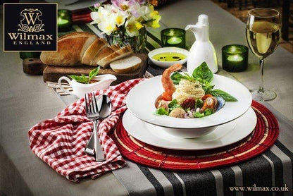 Wilmax Fine Porcelain Deep Plate 8" | 20 Cm  11 Oz | 325 Ml SKU: WL-991216/A