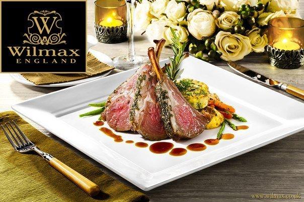 Wilmax Fine Porcelain Dinner Plate 10" X 10"| 25 X 25 Cm SKU: WL-991223/A