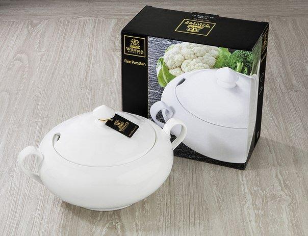 Wilmax Fine Porcelain Tureen 95 Oz | 2800 Ml In Colour Box SKU: WL-992491/1C