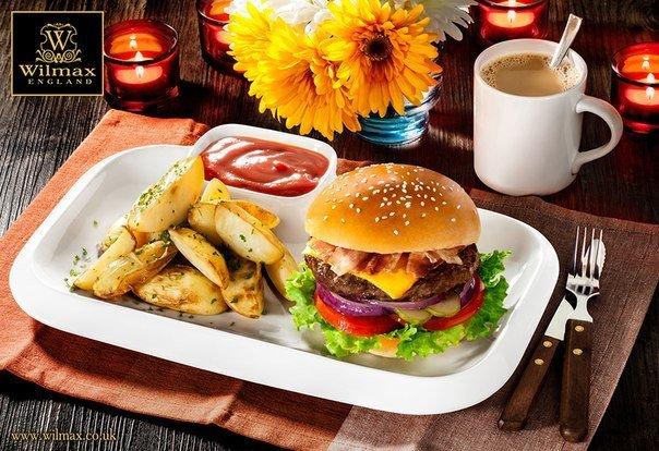 Wilmax Fine Porcelain Rectangular Platter 14" X 8.5"| 36 X 21.5 Cm SKU: WL-992575/A