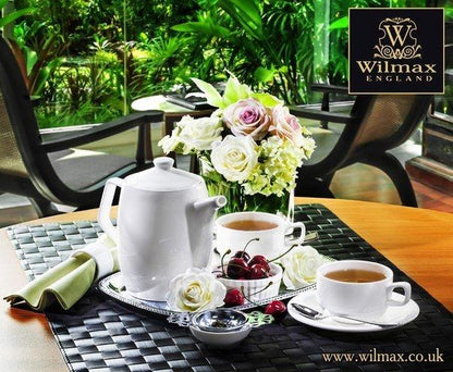 Wilmax Fine Porcelain 7 Oz | 220 Ml Tea Cup & Saucer SKU: WL-993008/AB