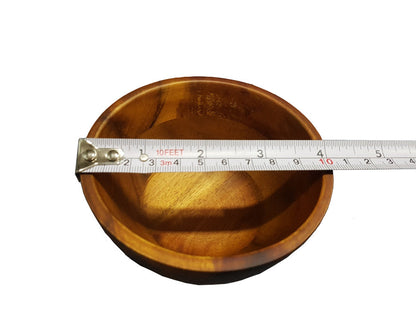 ZavisGreen Acacia round bowl 4" Diameter SKU: ZG-660704