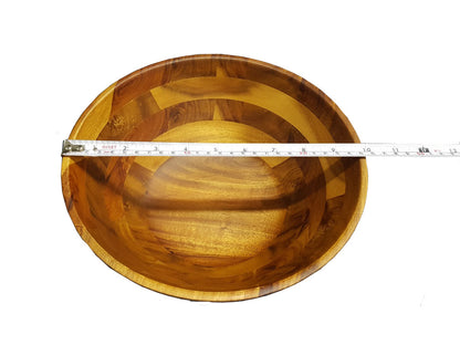 ZavisGreen Acacia round bowl 10" Diameter SKU: ZG-660710