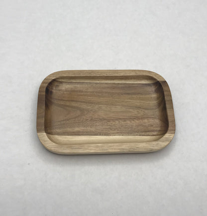 ZavisGreen Acacia Serving rectangle tray / dish 6" X 4" SKU: ZG-660206