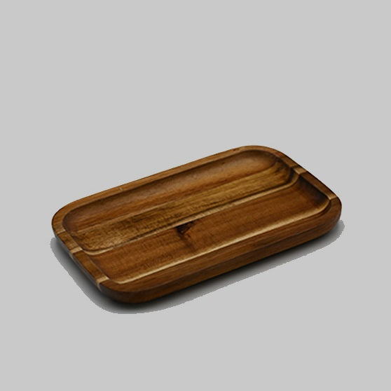 ZavisGreen Acacia Serving rectangle tray / dish 8" X 5" SKU: ZG-660208