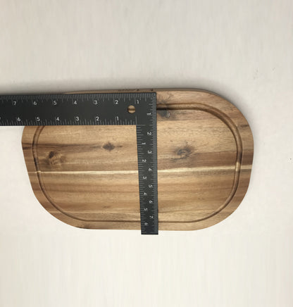 ZavisGreen Acacia Serving Rounded cutting board 12" X 8" SKU: ZG-660412