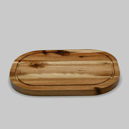 ZavisGreen Acacia Serving Rounded cutting board 12" X 8" SKU: ZG-660412