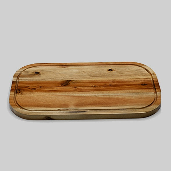 ZavisGreen Acacia Serving Rounded cutting board 18" X 10" SKU: ZG-660418