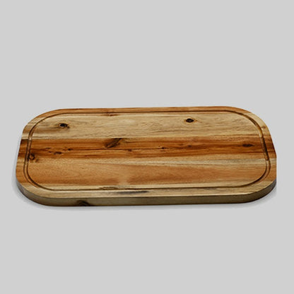 ZavisGreen Acacia Serving Rounded cutting board 18" X 10" SKU: ZG-660418