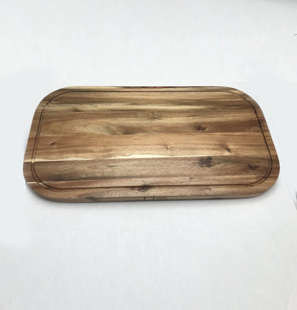 ZavisGreen Acacia Serving Rounded cutting board 20" X 11" SKU: ZG-660420