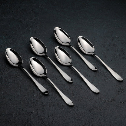 Wilmax High Polish Stainless Steel Teaspoon (Mug)  6.5" | 16 Cm White Box Packing SKU: WL-999103/A
