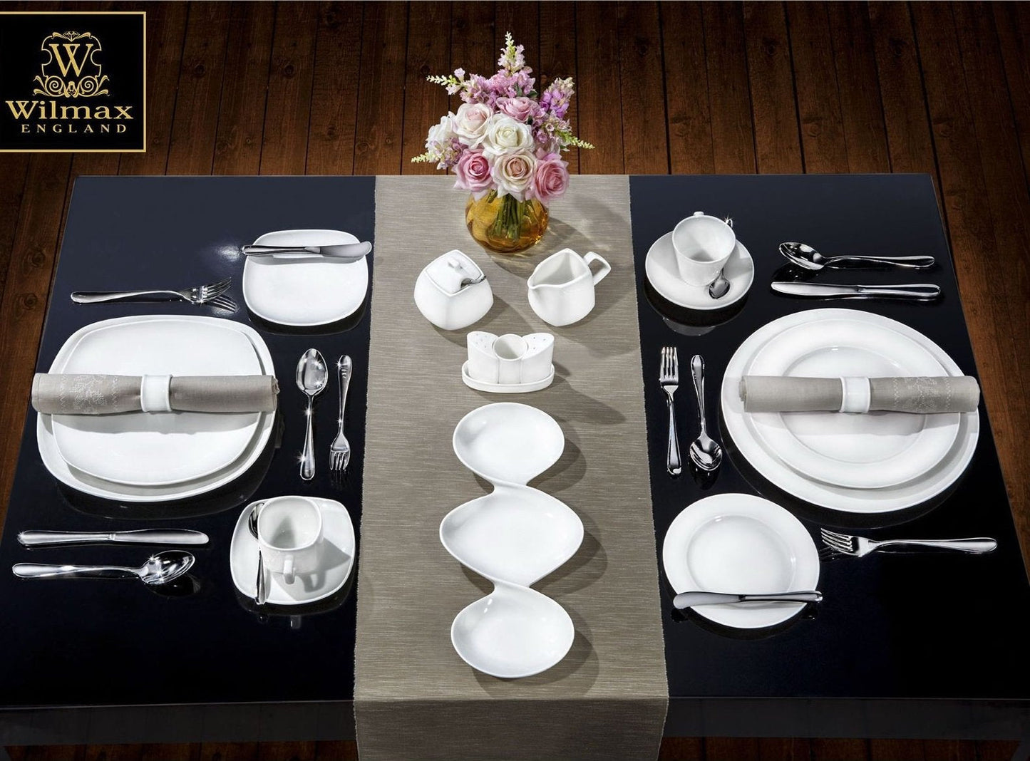 Wilmax Fine Porcelain Salt & Pepper Set SKU: WL-996117/SP