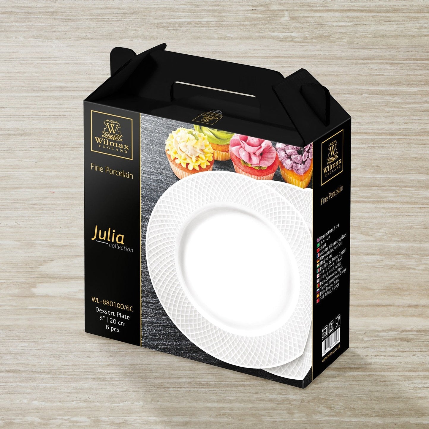 Wilmax Fine Porcelain Dessert Plate 8" | 20 Cm SKU: WL-880100/A