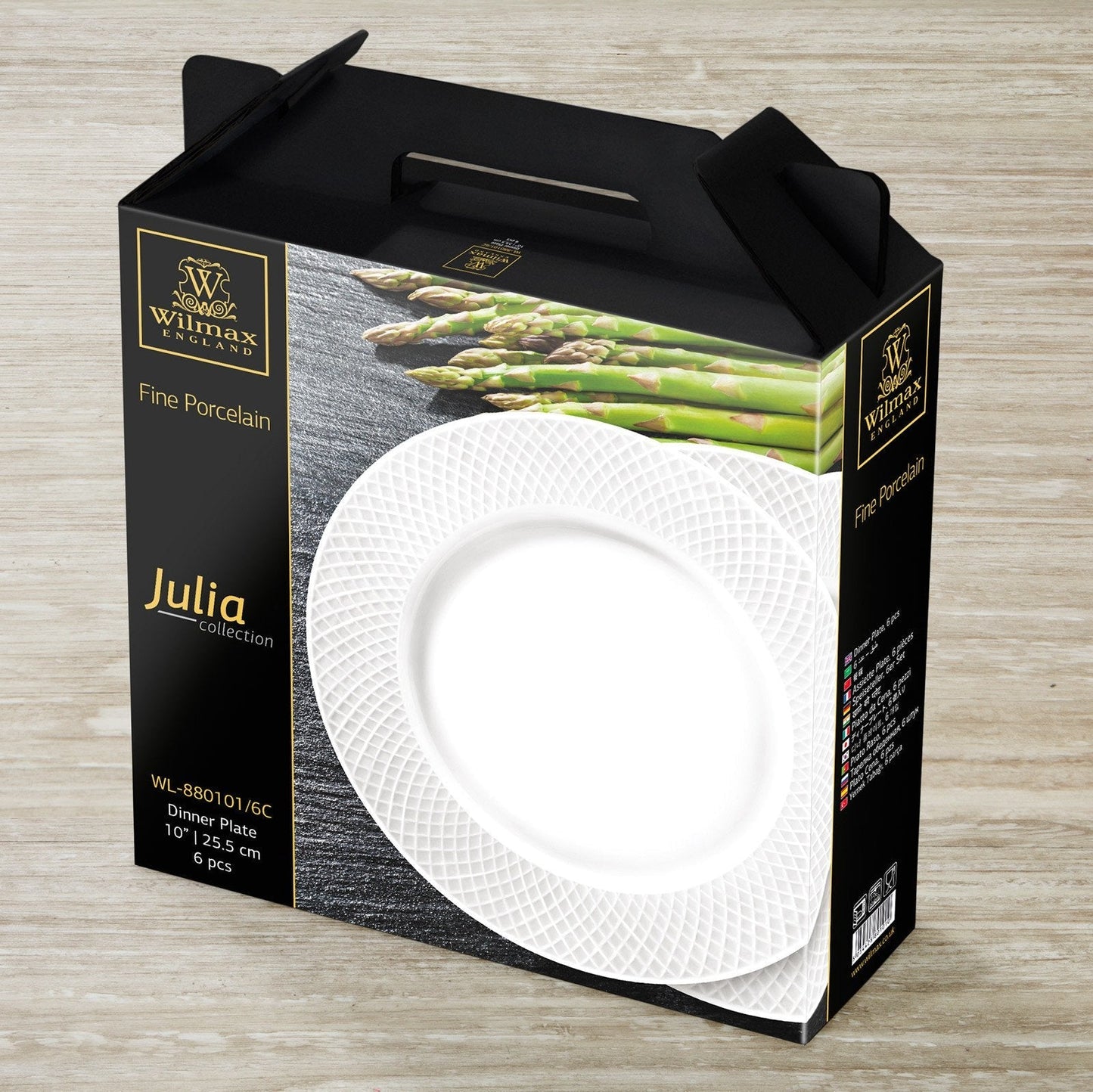 Wilmax Dinner Plate 10" | 25.5 Cm SKU: WL-880101/A