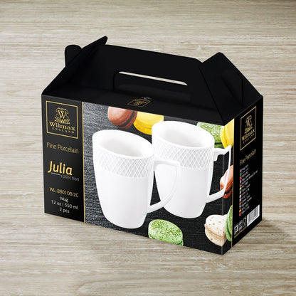 Wilmax Fine Porcelain Mug 12 Oz | 350 Ml SKU: WL-880108/A