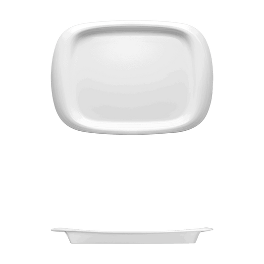 Rectangular Platter | Catalog Number: 010 0049 | Dimensions: 11 5/8 x 8 1/4 in (29 x 21 cm)