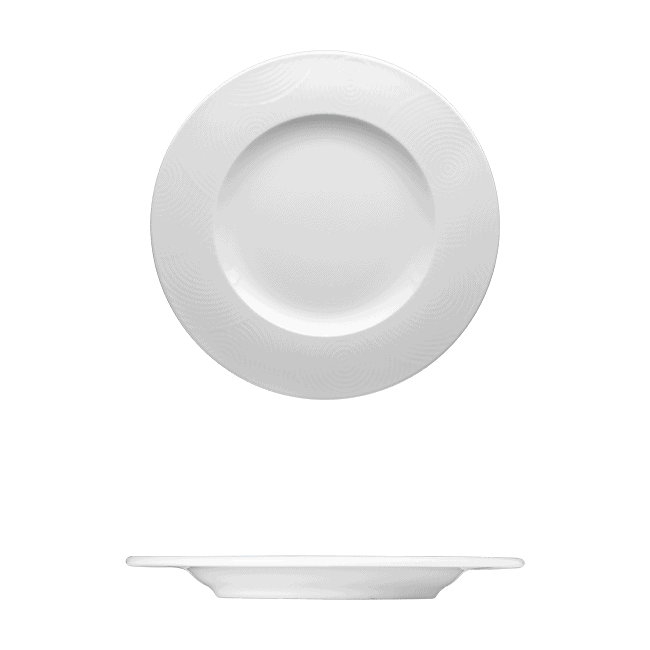 Round Plate | Catalog Number: 046 0040 | Dimensions: 6 5/8 in (17 cm)