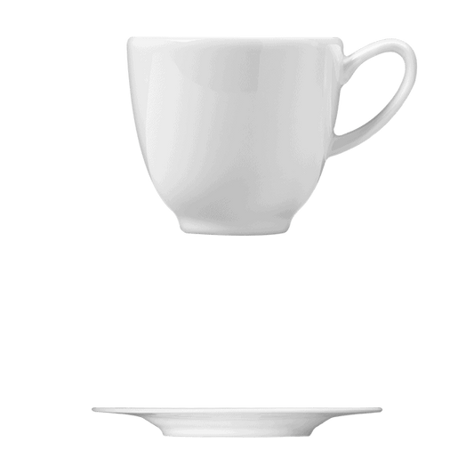Cup || Saucer | Catalog Number: 045 0199 | Dimensions: 4 fl oz (100 ml) || Catalog Number: 046 0202 | Dimensions: 5 1/8 in (12 cm)