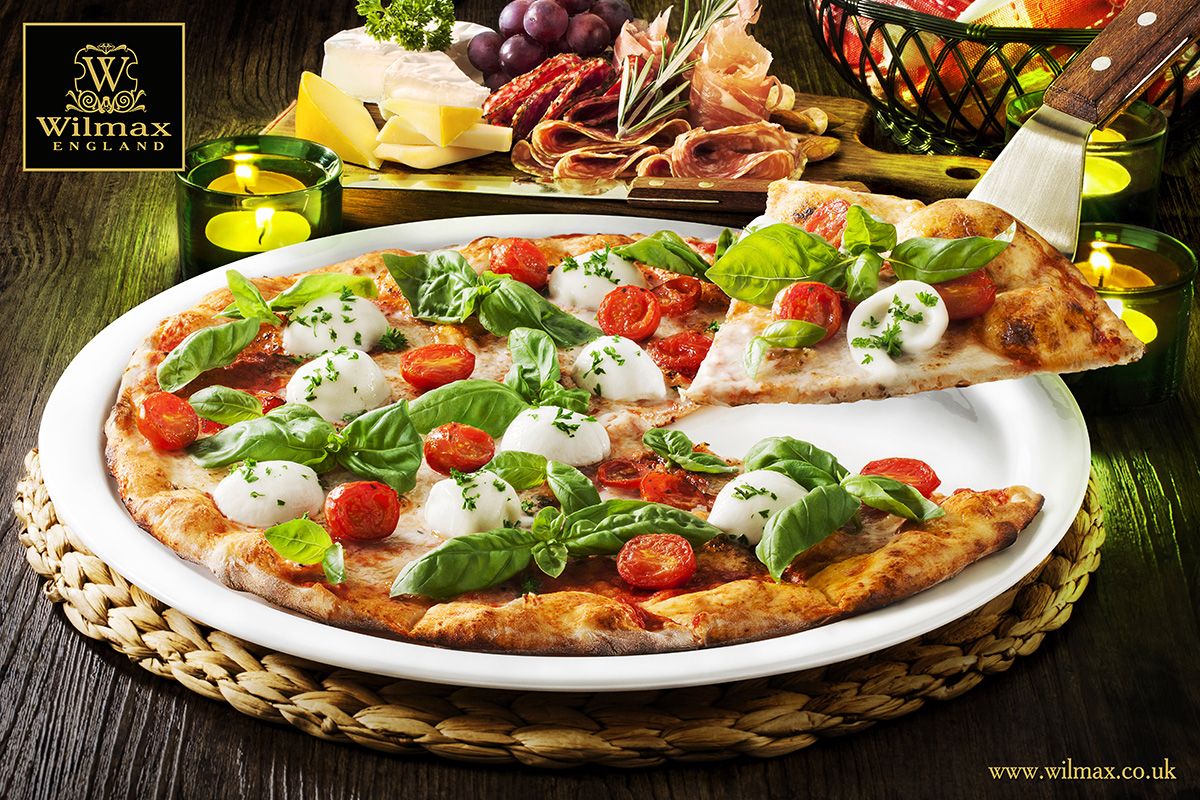Wilmax Fine Porcelain Pizza Plate 14" | 35.5 Cm SKU: WL-992618/A