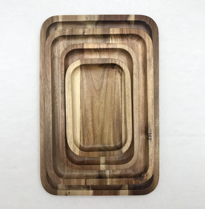 ZavisGreen Acacia Serving rectangle tray / dish 12" X 8" SKU: ZG-660212